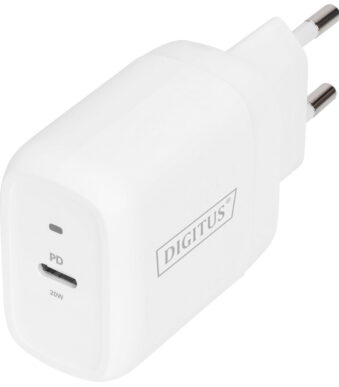 DIGITUS universele laadadapter, USB-C, 20 W, wit