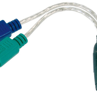 DIGITUS USB 1.1 - 2 x PS/2 adapterkabel, 180 mm