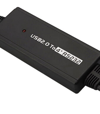 DIGITUS USB 2.0 - 4 x RS232 adapterkabel, 1 MBit/sec.