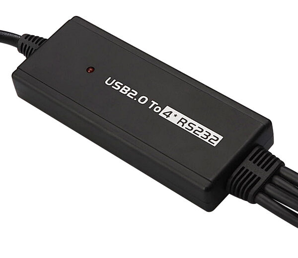 DIGITUS USB 2.0 - 4 x RS232 adapterkabel, 1 MBit/sec.