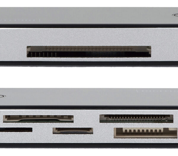 DIGITUS USB 3.0 Card Reader / kaartlezer ´All-in-one´, zwart / zilver