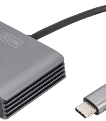 DIGITUS USB-C 4K 2in1 DisplayPort + VGA adapter