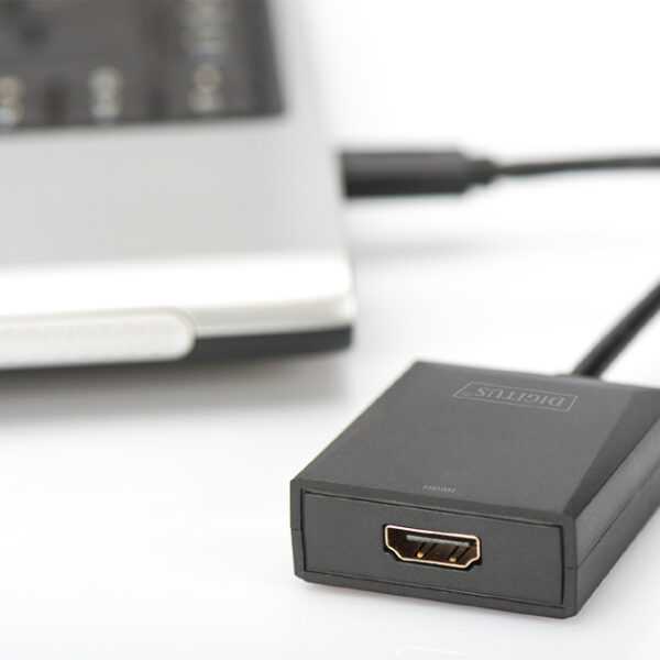 DIGITUS USB 3.0 - HDMI Video adapter, zwart