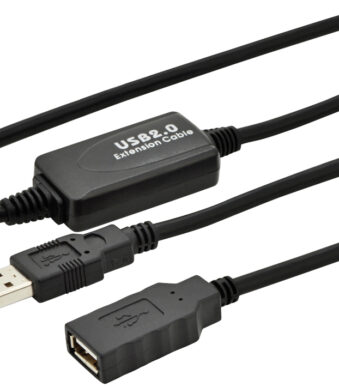 DIGITUS USB 2.0 actieve verlengkabel, stekker-koppeling, 10,0 m