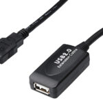 DIGITUS USB verlengkabel, stekker-koppeling, 15,0 m