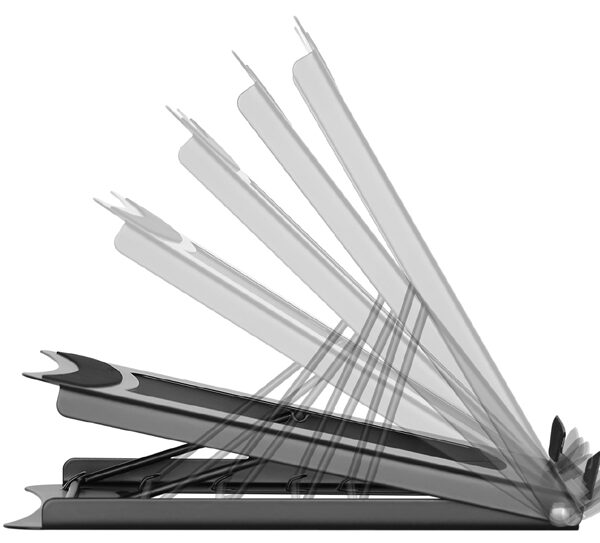 DIGITUS mobiele Notebook-standaard, van staal, zwart