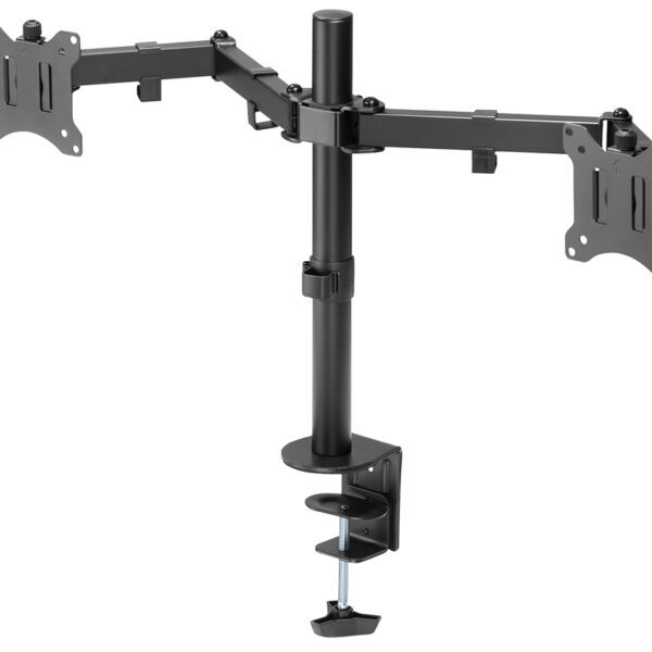 DIGITUS universele Dual monitorhouder met klembevestiging