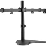 DIGITUS universele Dual monitor-standaard, zwart