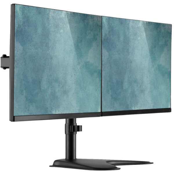 DIGITUS universele Dual monitor-standaard, zwart