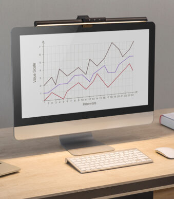 DIGITUS LED-klemlamp met USB-aansluiting, zwart