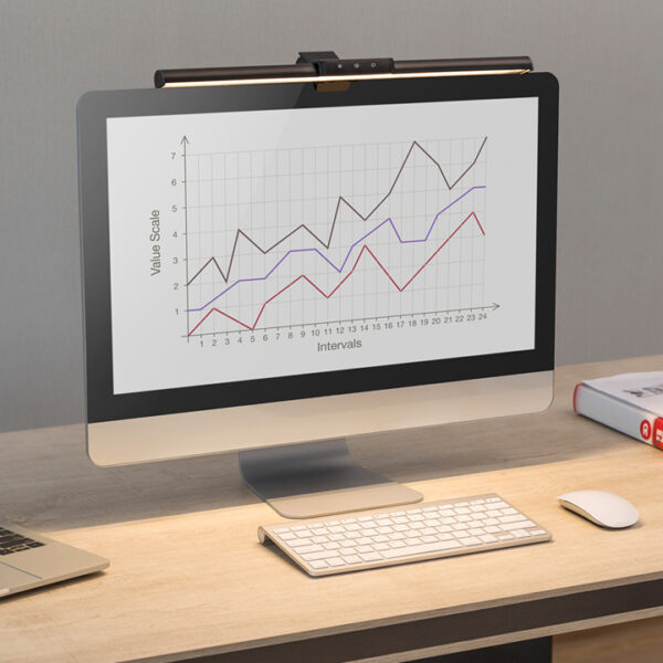 DIGITUS LED-klemlamp met USB-aansluiting, zwart