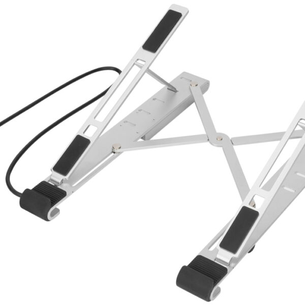 DIGITUS Notebook-standaard met USB-C Hub, 5-poorts