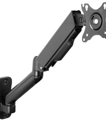 DIGITUS universele monitorarm voor wandmontage, zwart