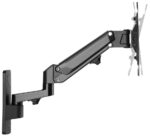 DIGITUS Universal monitorarm voor wandmontage, zwart