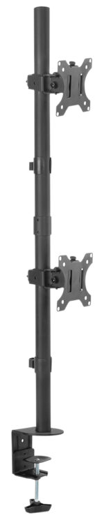 DIGITUS universele dual monitorarm, verticaal, zwart