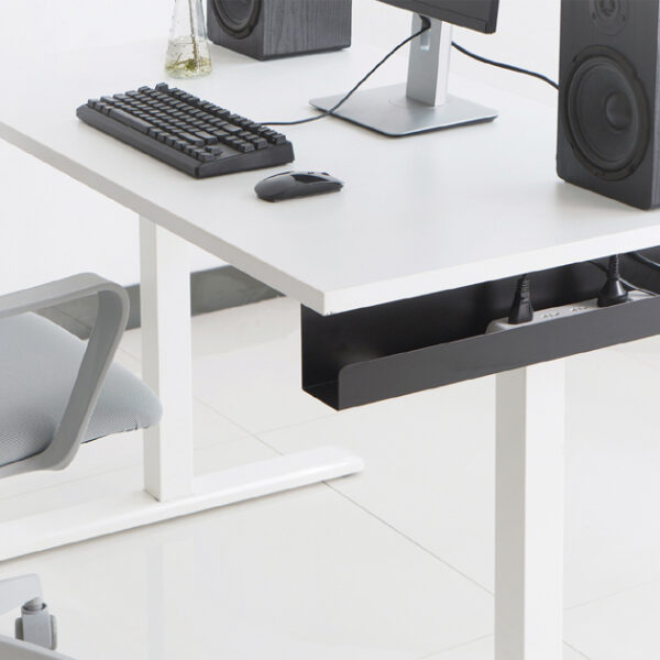 DIGITUS kabelgoot voor onder het buraublad, zwart