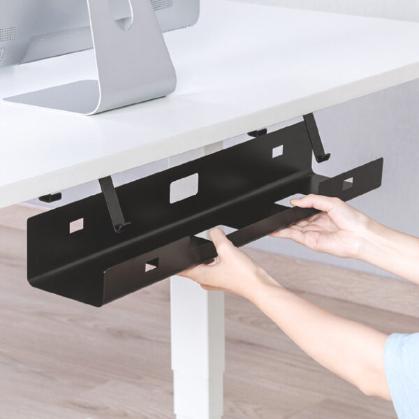 DIGITUS kabelgoot onder het bureaublad, zwart