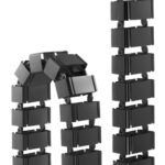 DIGITUS kabelmanagement kabelslang, kleur: zwart