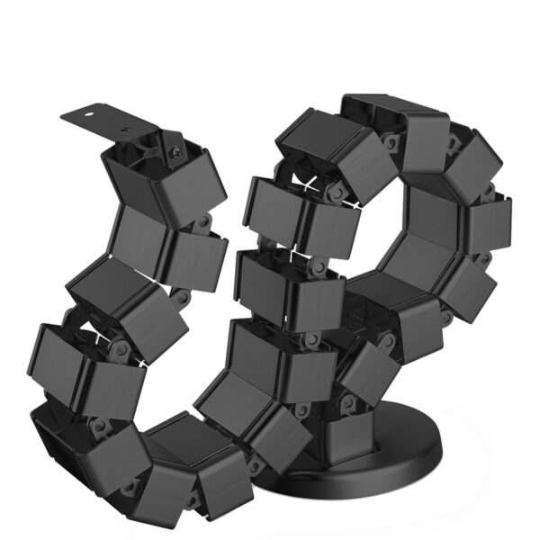 DIGITUS kabelmanagement kabelslang, kleur: zwart