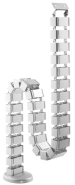 DIGITUS kabelmanagement kabelslang, kleur: zilver