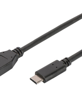 DIGITUS USB 3.0 kabel, USB-C - USB-A stekker, 1,0 m