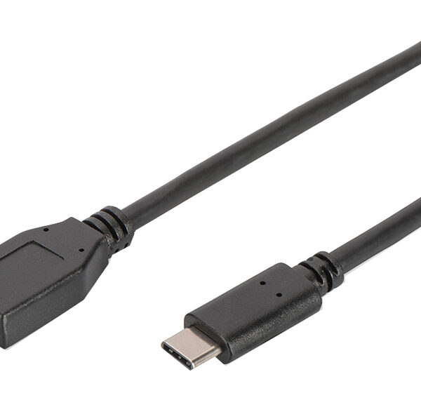DIGITUS USB 3.0 kabel, USB-C - USB-A stekker, 1,0 m