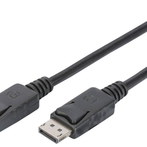 DIGITUS displayPort 1.2 aansluitkabel, zwart, 2,0 m