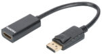 DIGITUS adapter, DisplayPort stekker - HDMI A koppeling