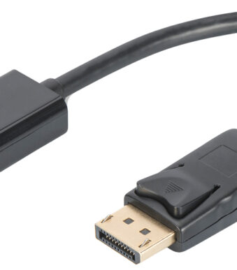 DIGITUS adapter, DisplayPort stekker - HDMI A koppeling