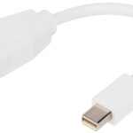 DIGITUS DisplayPort 1.2 adapterkabel, mini DP - DP, 0,15 m