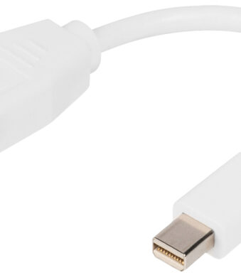 DIGITUS DisplayPort 1.2 adapterkabel, mini DP - DP, 0,15 m