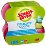 Scotch-Brite universele spons Delicate Color Comfort, roze