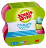 Scotch-Brite universele spons Delicate Color Comfort, roze