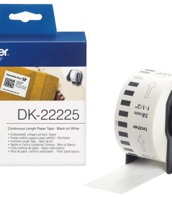 brother DK-22225 eindloos-papieren etiketten, 38 mm x 30,48 m
