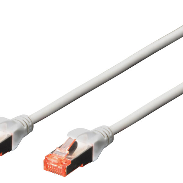 DIGITUS Netwerkkabel, Cat. 6, S/FTP, 1,0 m, grijs