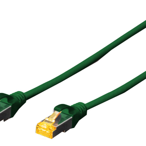 DIGITUS patchkabel, Cat. 6A, S/FTP, 3,0 m, groen, set