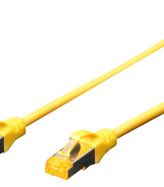 DIGITUS patchkabel, Cat. 6A, S/FTP, 3,0 m, geel, set
