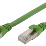 DIGITUS patchkabel PUR, Cat. 6A, S/FTP, 1,0 m, groen