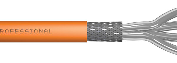 DIGITUS installatiekabel Cat. 7, S/FTP, simplex, Dca, 25 m, oranje