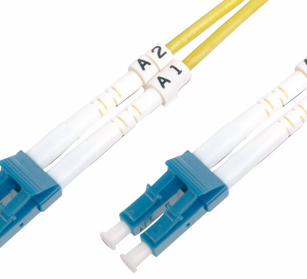 DIGITUS LWL Patchkabel, LC-Duplex - LC-Duplex, OS2, 1,0 m