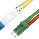 DIGITUS LWL patchkabel, LC-Duplex (APC) - LC-Duplex (PC), 2m