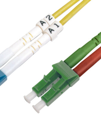 DIGITUS LWL patchkabel, LC-Duplex (APC) - LC-Duplex (PC), 2m