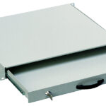 DIGITUS 19´ toetsenbordlade, 1 HE, lichtgrijs (RAL7035)