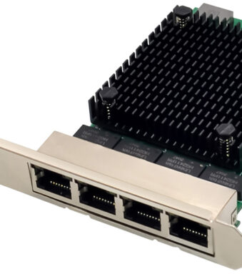 DIGITUS Gigabit Ethernet PCI Express netwerkkaart, 4-poorts