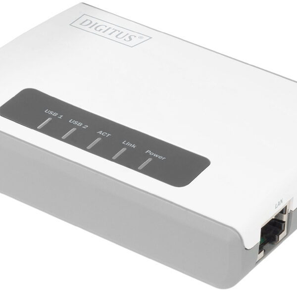 DIGITUS 2-Port USB 2.0 Wireless Multifunction Network Server