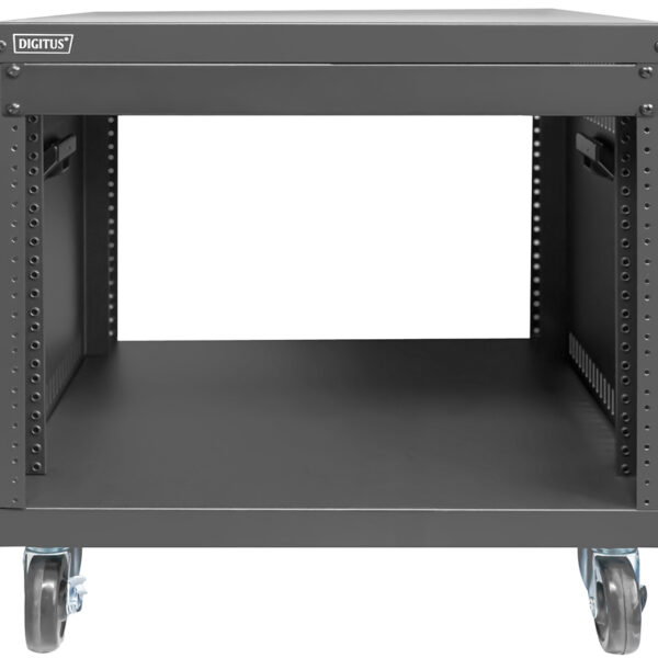 DIGITUS 19' universeel frame, met wielen, 8HE, zwart