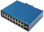 DIGITUS Industrial Gigabit Ethernet Switch Unmanaged, 16-poorts