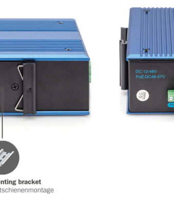 DIGITUS Industriële Gigabit Ethernet Switch, 4+2 poorten