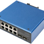 DIGITUS Industrial Gigabit Ethernet PoE Switch, managed, 8+2 poorts