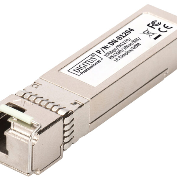 DIGITUS Mini Gbic Transreceiver module, SFP+, 10 km, Tx1270